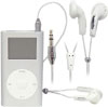 White Earbud Premium Mp3/ Mp4 Stereo Handsfree For Ipod/ Creative Zen Vision M/ V Plus