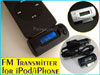 Fm Transmitter With Car Charger For Ipod / IPHONE 4/ Iphone 3g/ Iphone 3g S/ Itouch 2g/ itouch 4/ ipad 2
