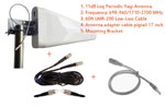 Inseego MiFi 8000 External yagi antenna w/ 60ft Cable 3G 4G LTE Directional Aerial wide band