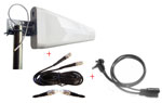 Sierra Wireless Aircard 763s 763 4G LTE Mobile Turbo Hotspot Wide Band External Log Periodic yagi antenna highest gain