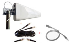 ZTE MC8010CA Wireless Router Wide Band External Log Periodic yagi antenna Directional Aerial