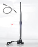 Verizon Ellipsis Jetpack MHS700L 4G LTE magnetic antenna & antenna adapter cable 5db