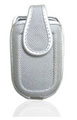Medium Silver Universal Nylon Eva Cell Phone Pouch For Lg Shine Cu720/ Vx8700/ Vx8600