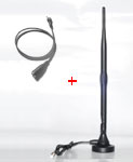 ZTE MF91 MF91D 4G LTE Router Hotspot external magnetic antenna & antenna adapter cable 5db